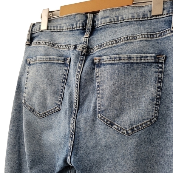 Gap High Rise Denim Jeggings Regular Wedgie Side Stitched Stretchy Skinny Jeans - Picture 6 of 9